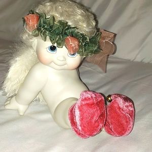 VINTAGE DREAMSICLES PORCELAIN COLLECTOR DOLL CHERUB LARGE 7" TALL